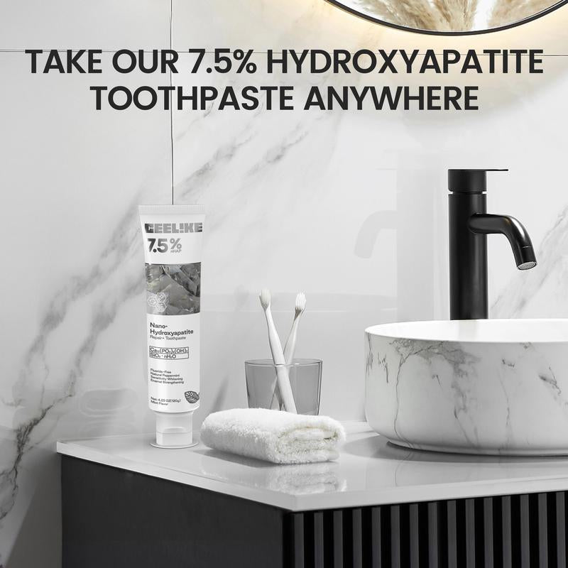 Ceelike Fluoride-Free Hydroxyapatite Toothpaste | Enamel Repair & Fresh Breath | Gentle Mint Flavor | 4.23 Oz Oral Care #Springtok